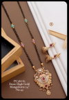 Pc 2 Designer Brass High Gold Mangalsutra Suppliers In India
